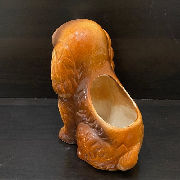 Vintage RELPO Cocker Spaniel Dog Ceramic Planter - Picture 4 of 14